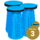Alora Opvouwbare kruk extra strong vol blauw per 3