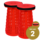 Alora Opvouwbare kruk extra strong vol rood per 2