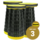 Alora Opvouwbare kruk extra strong geel per 3