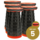 Alora Opvouwbare kruk extra strong rood per 5