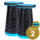 Opvouwbare telescopische kruk extra sterk blauw 2 stuks antislip