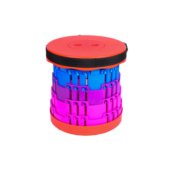 Opvouwbare kruk extra strong 150 kg regenboog 5 stuks