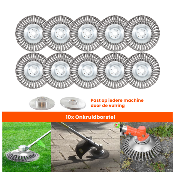 Kibani onkruidborstel 20cm per 10