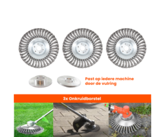 Kibani onkruidborstel 20cm per 3