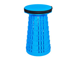 Alora Opvouwbare kruk extra strong vol blauw