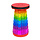 Opvouwbare kruk extra strong met handvat - regenboog - 150 kg