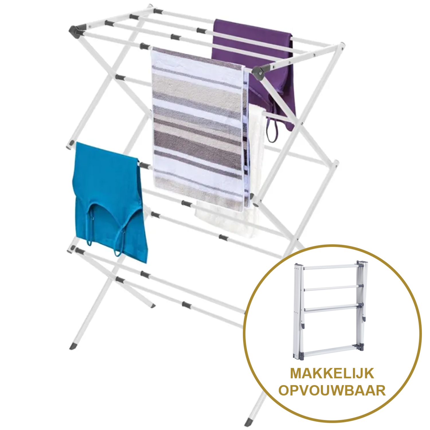 Homewell Droogrek met wieltjes, 4 niveaus, inklapbaar wasrek, staande droogtoren met 6 inklapbare vleugels en 2 draaibare zijvleugels, staand droogrek voor binnen en buiten (152 cm, grijs Homewell Droogrek met wieltjes, 4 niveaus, inklapbaar wasrek, staande droogtoren met 6 inklapbare vleugels en 2 draaibare zijvleugels, staand droogrek voor binnen en buiten (152 cm, grijs