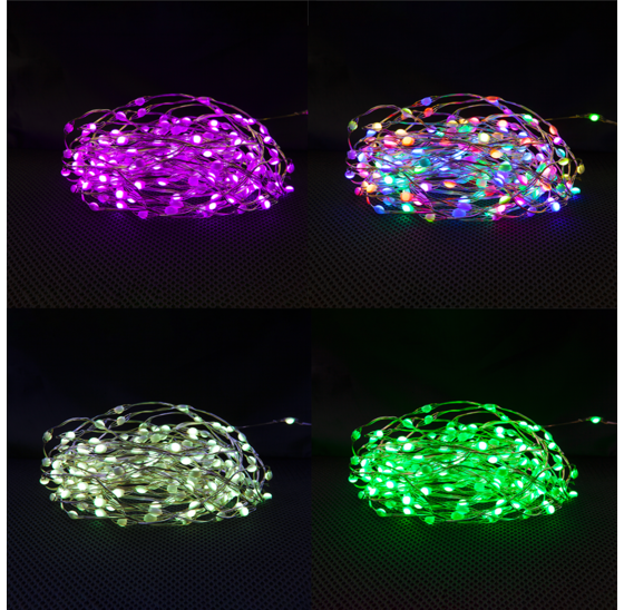 Alora Lichtsnoer 12.5 meter - Kerstverlichting - Fairy lights - Lampjes Slinger - Smart Home - Afstandsbediening - Verschillende kleuren - RGB Kleuren