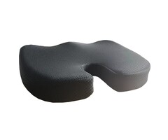 Zitkussen zwart M-vormig