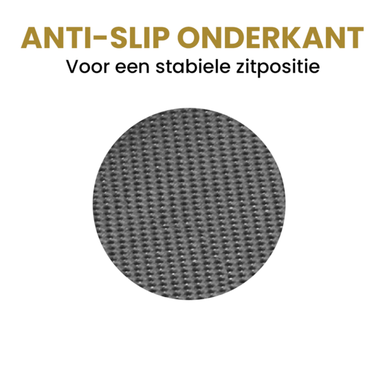 Alora zitkussen zwart - M-vormig - Stuitkussen - Ergonomisch - Zitkussen Orthopedisch - Zwart - Anti-slip bodem - Drukverlichtend