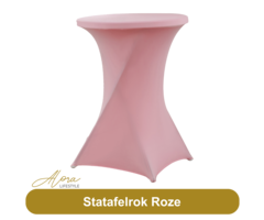 Statafelrok roze 80 cm