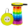 Alora Opvouwbare Kruk Regenboog - kruk opvouwbaar - draagbaar - inklapbaar kruk - klapstoel - vouwstoel - opstapkrukje - kampeerstoel