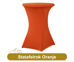 Statafelrok oranje 80 cm