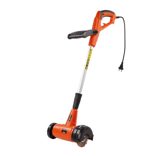 Kibani elektrische onkruidborstel 400W - Inclusief 2 borstels - 11cm diameter - Voegenreiniger - Stalen en Nylon borstel - Voegenborstel - Onkruidverwijderaar - Onkruidverdelger - Voegborstel