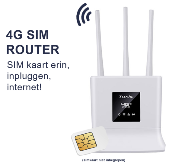 Draadloze 4G Wifi Router - mifi router - router draadloos wifi - wifi buddy - Draagbare wifi - wifi versterker - wifi router