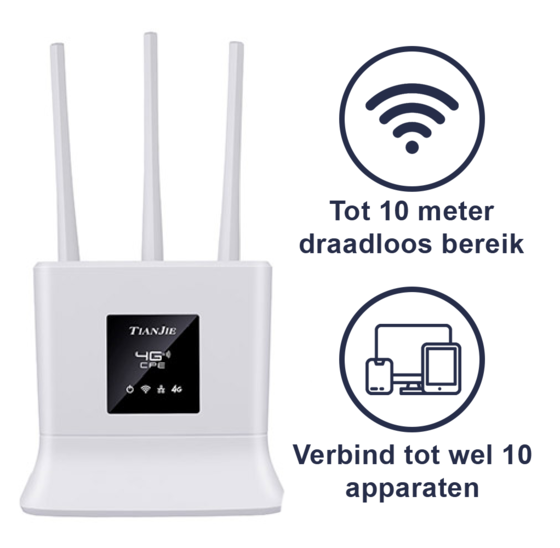 Draadloze 4G Wifi Router - mifi router - router draadloos wifi - wifi buddy - Draagbare wifi - wifi versterker - wifi router
