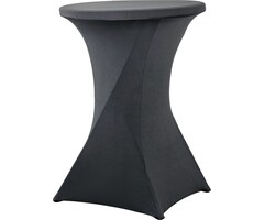 Statafelrok donkergrijs 80 cm