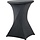 Statafelrok donkergrijs 80 cm - partytafel - tafelrok voor statafel - Statafelhoes - Bruiloft - Cocktailparty - Stretch Rok