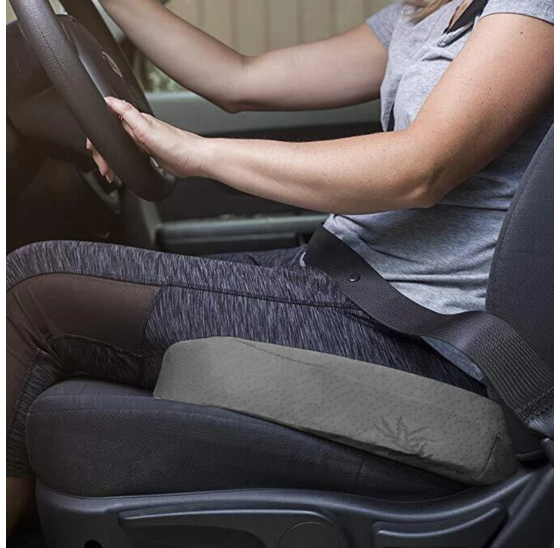 Alora bamboe zitkussen - traagschuim - orthopedisch zitkussen - matraskussen - zitkussen auto - zitkussen traagschuim - tuinkussen - ergonomisch zitkussen