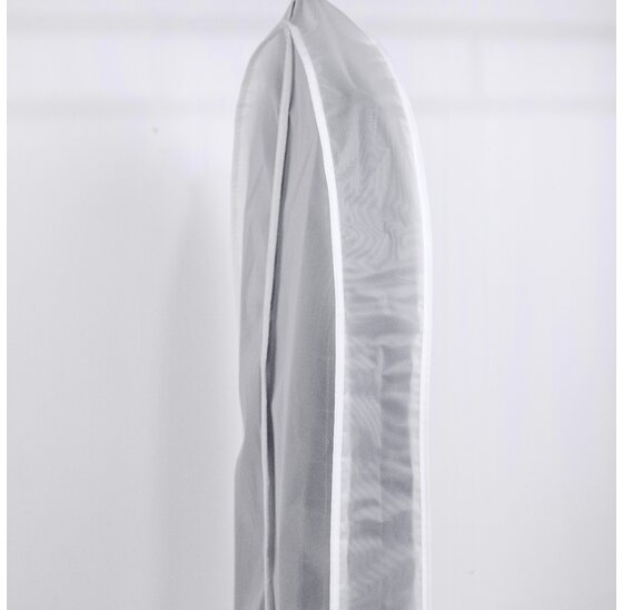 Kledinghoes 60x100cm - kledingzak met rits - opbergzak voor trouwjurk - beschermhoes voor kleding - transparant - opbergtas - 1 stuk