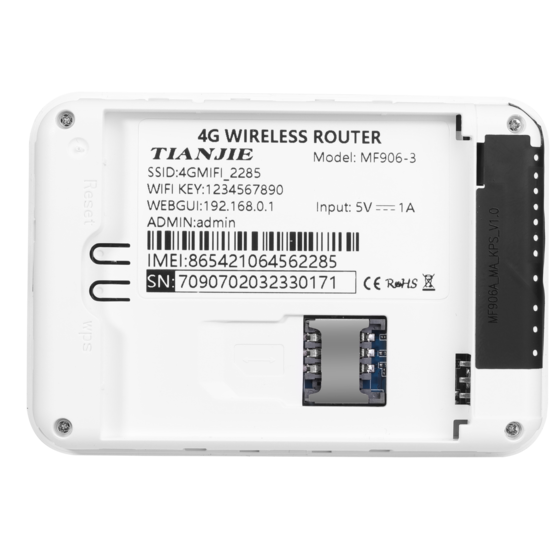 Draagbare MiFi Router - wifi versterker - draagbare router - 4g router - sim kaart - mifi router - wifi router draadloos - 4g mifi router simkaart