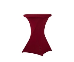 Statafelrok bordeauxrood 80 cm