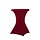 Alora Statafelrok Bordeaux Rood 80 cm - Partytafel - Alora tafelrok voor statafel - Statafelhoes - Bruiloft - Cocktailparty - Stretch Rok