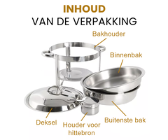 Chafing Dish rond 4.5L