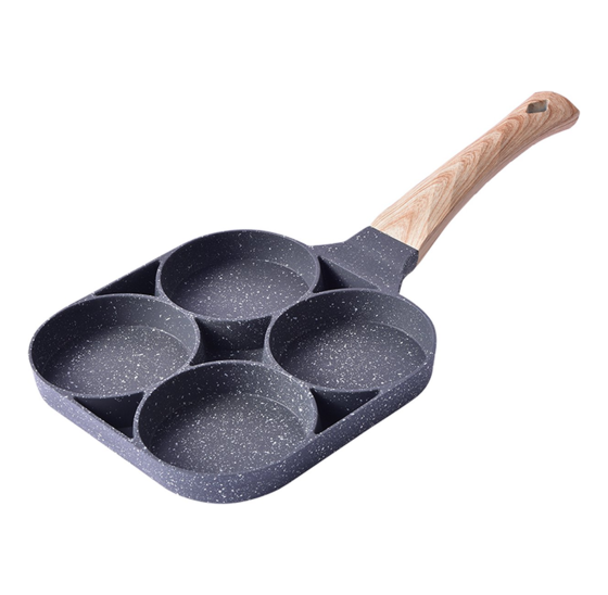 Alora 4-Delige Pannenkoekenpan - pannenkoeken maker - cakemaker - omeletpan - omeletmaker - eierpan - koekjes maker - 4-in-1 pannenset