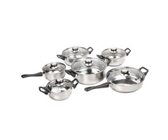 12-Delige Pannenset RVS