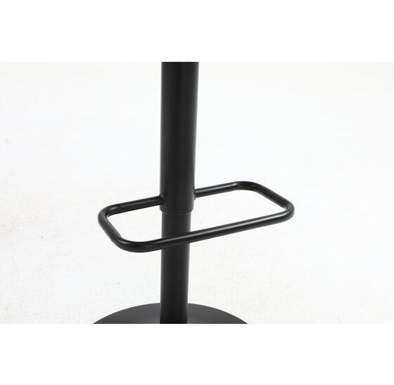 Barkruk Helsinki Antraciet - Set van 2 - leer - Barstoel Kruk