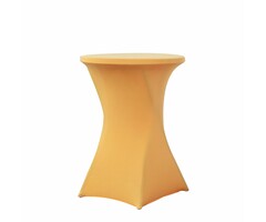 Statafelrok okergeel 80 cm - Alora stretchstof