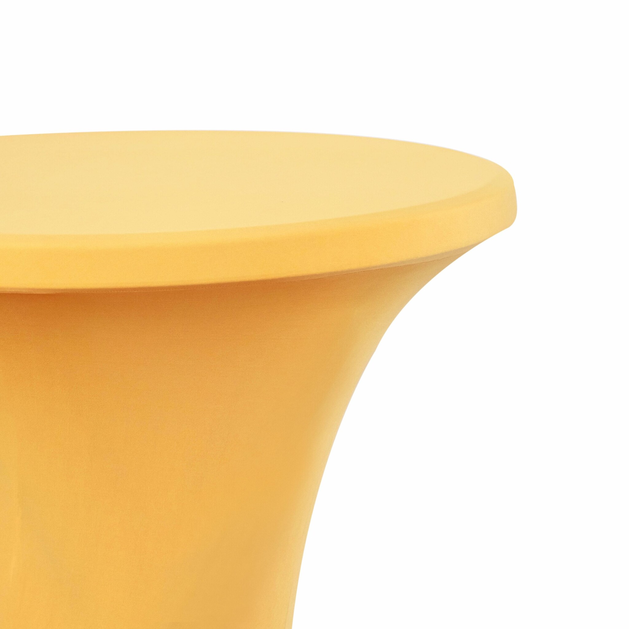 Statafelrok okergeel 80 cm - Alora stretchstof