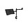 Alora dubbele monitorarm met laptopstandaard - 13-27 inch - ook voor twee monitoren - laptop standaard - laptoptafel - excl. toetsenbord - monitor arm - laptophouder - laptop tafel - laptop verhoger