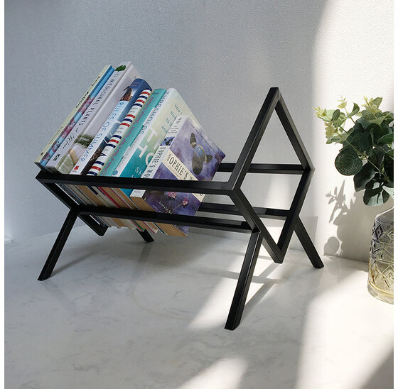 Alora LP Opbergsysteem - boekenrek - boekenkast - platenrek - boekenkast kind - decoratie - boeken - boekensteun - boekenplank - wandplank - boekenstandaard - Platenrek - Opbergrek - Boeken & tijdschriften