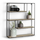 Wandrek MiCasa - wandplank - wandrek industrieel - wandkast - wandrek metaal zwart - wandrek keuken - wanddecoratie