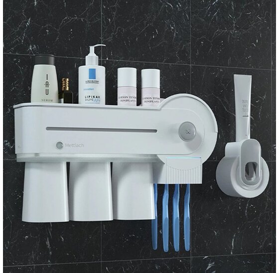 WhiteTeeth tandenborstelhouder wit