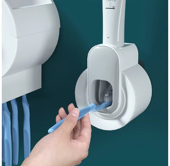 WhiteTeeth tandenborstelhouder wit