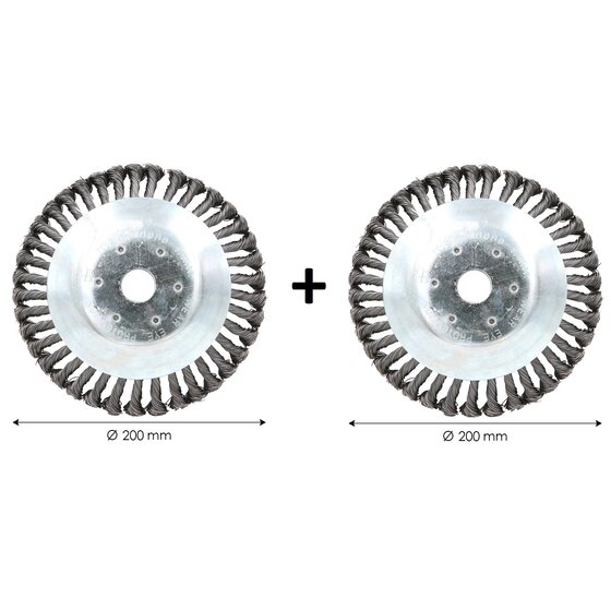 Kibani onkruidborstel 20cm per 2
