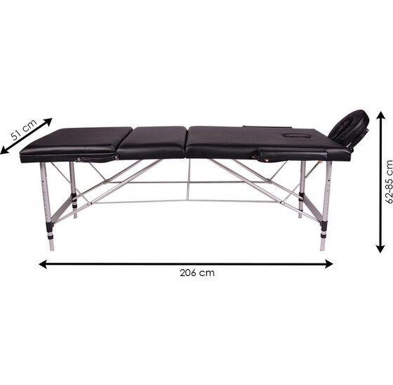 Massagetafel relax budget incl. hoeslaken
