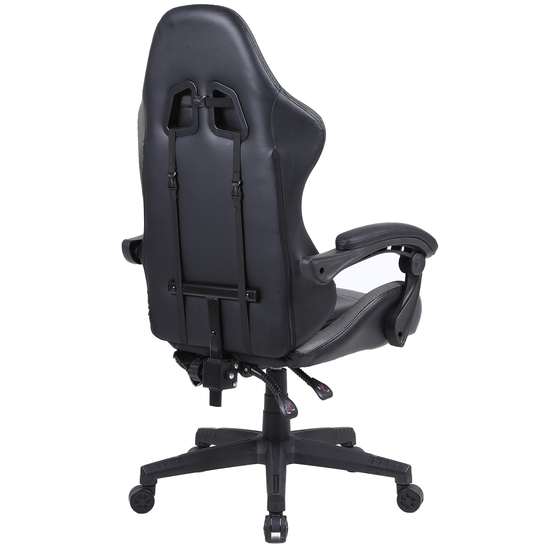 Gamestoel met RGB LED-verlichting en ergonomische kuipzitting