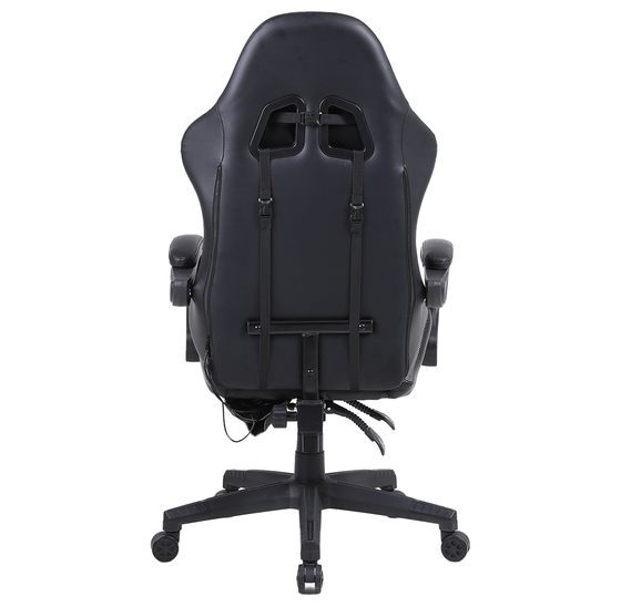 Gamestoel met RGB LED-verlichting en ergonomische kuipzitting