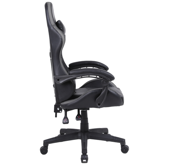 Gamestoel met RGB LED-verlichting en ergonomische kuipzitting