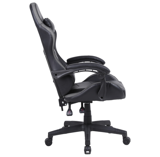 Gamestoel met RGB LED-verlichting en ergonomische kuipzitting