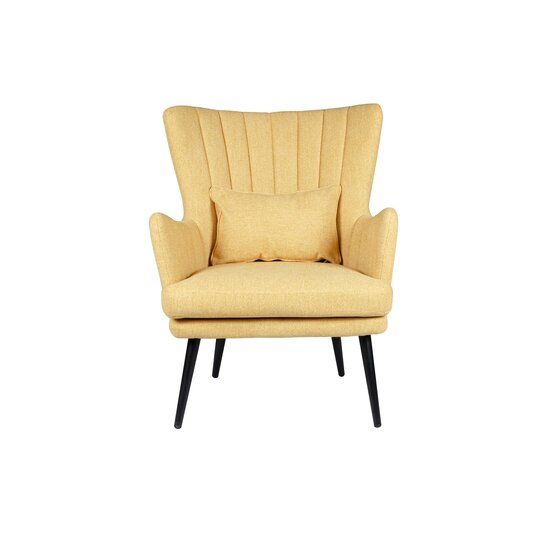 Alora Stoel Charlie - Geel - Stof