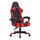 Ergonomische gamestoel met verstelbare rugleuning - rood/zwart