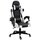 Ergonomische racing gamestoel met verstelbare armleuningen wit