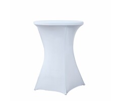 Statafelrok wit 80 cm