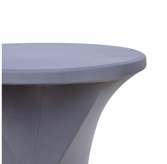 Statafelrok grijs 80 cm