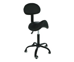 Zadelkruk zwart + rugleuning